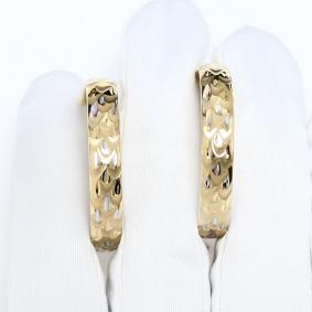 Серьги из лимонного золота МАГНАТ МА 021039Л МА 021039Л фото